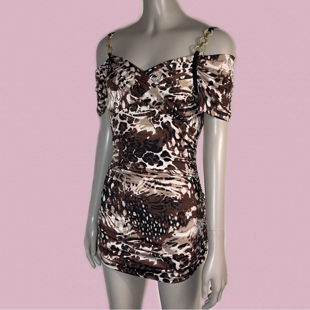 Y2K Off Shoulder Mini Dress